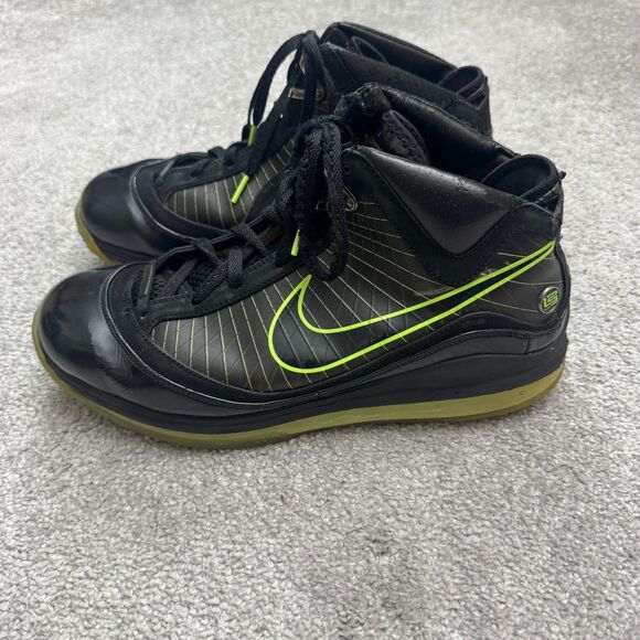 Nike Air Max Lebron 7 VII Dunkman Basketball Sneaker Shoes Men 10 Black Athletic - Picture 2 of 16